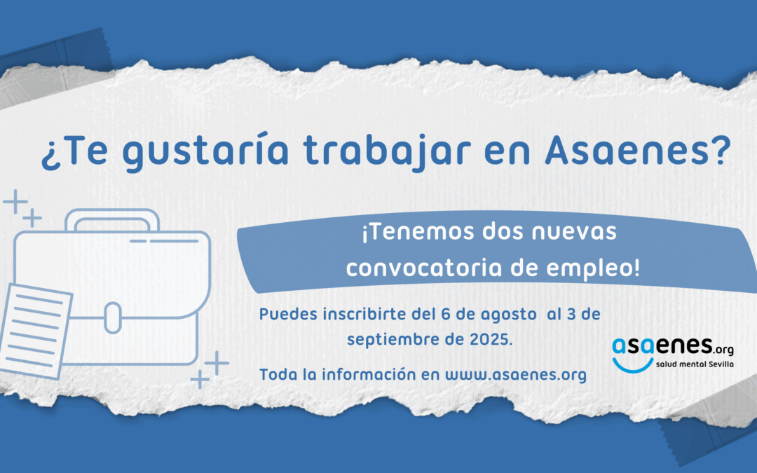 Convocatoria para dos vacantes de Técnico/a de Programas