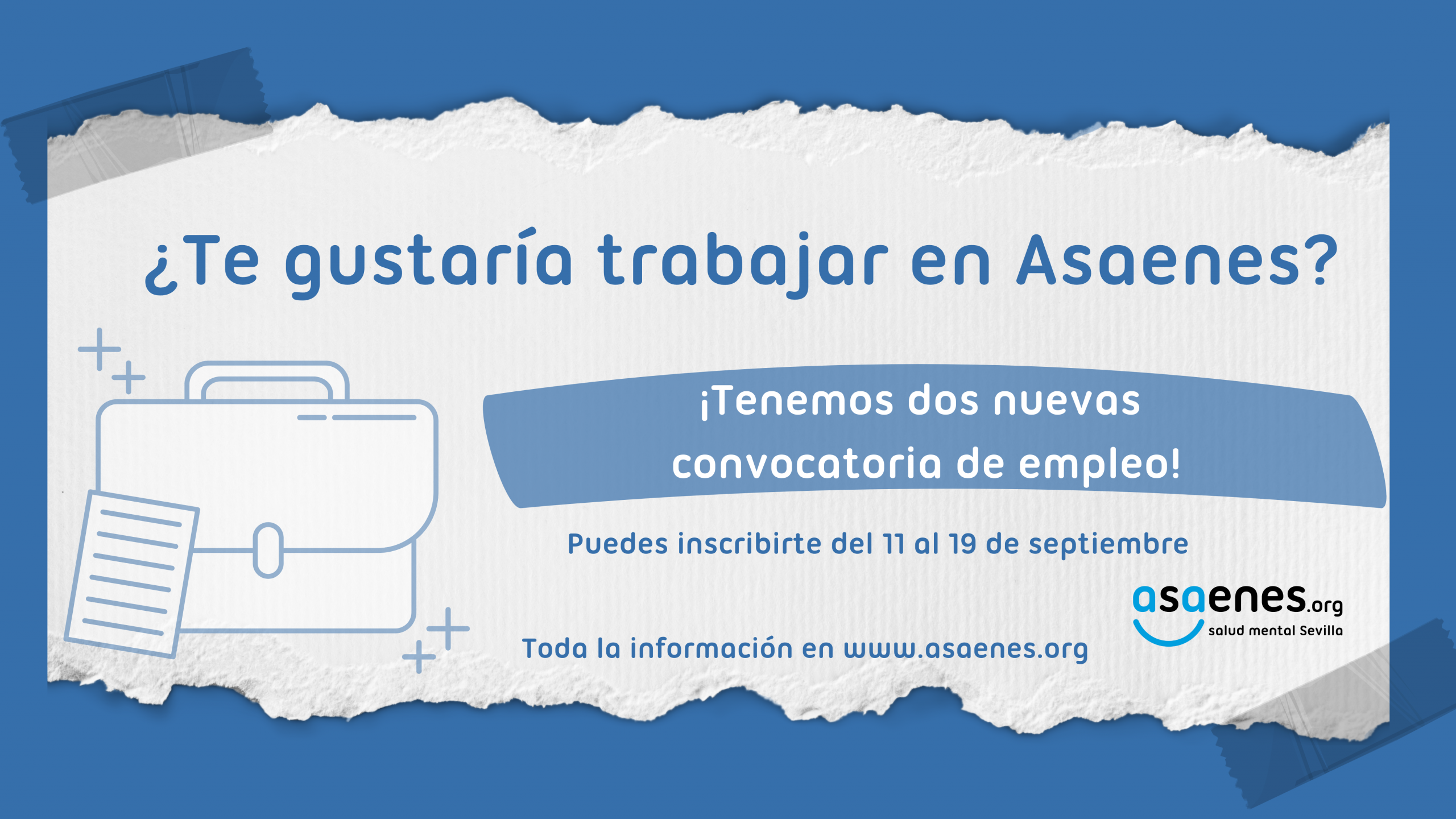 Convocatoria para una vacante de Técnico/a de Programas en Lora del Río